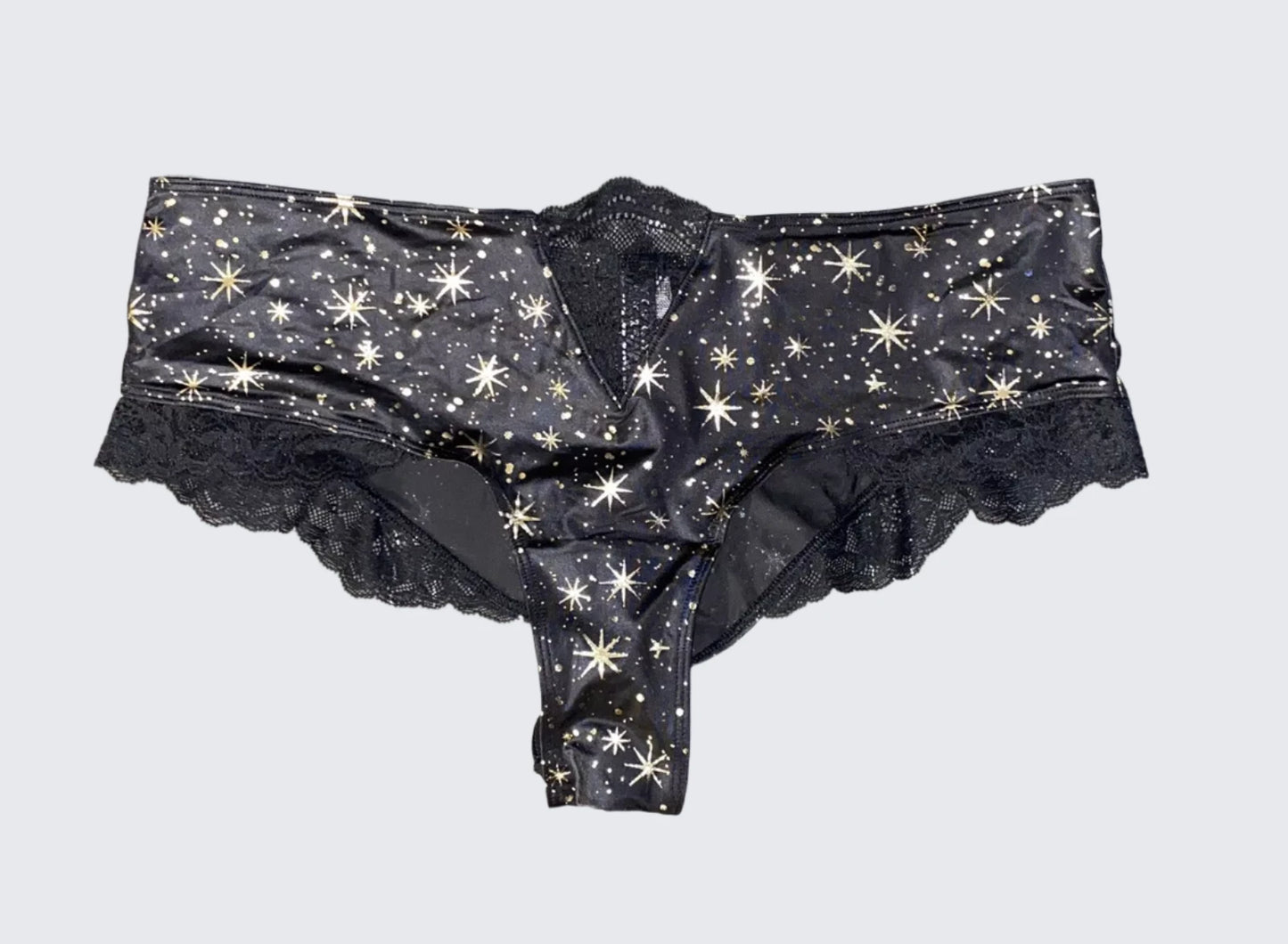 Very Sexy Satin Lace Trim Cheeky Panty