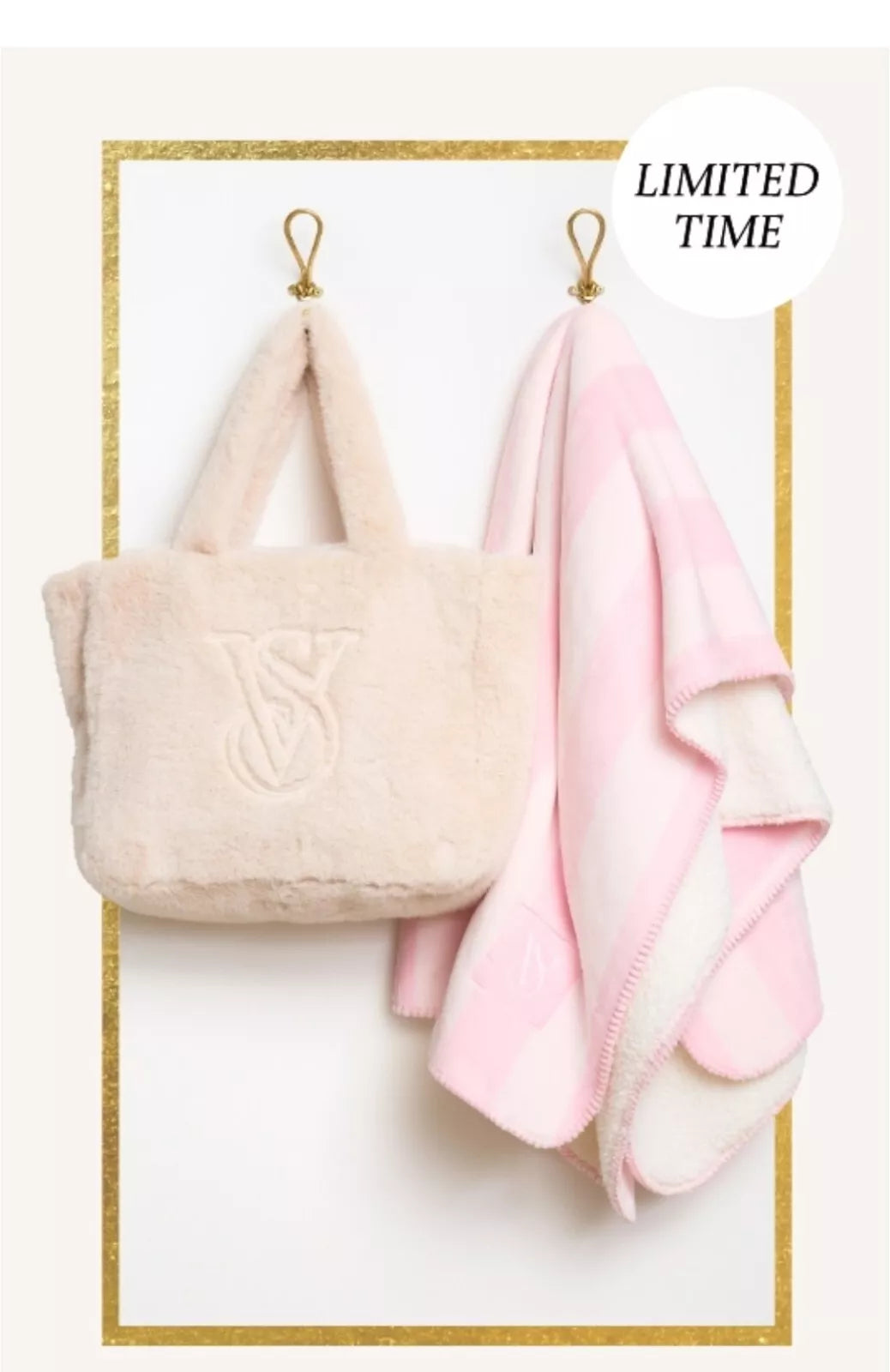 Faux-Fur Tote & Cozy-Fleece Blanket