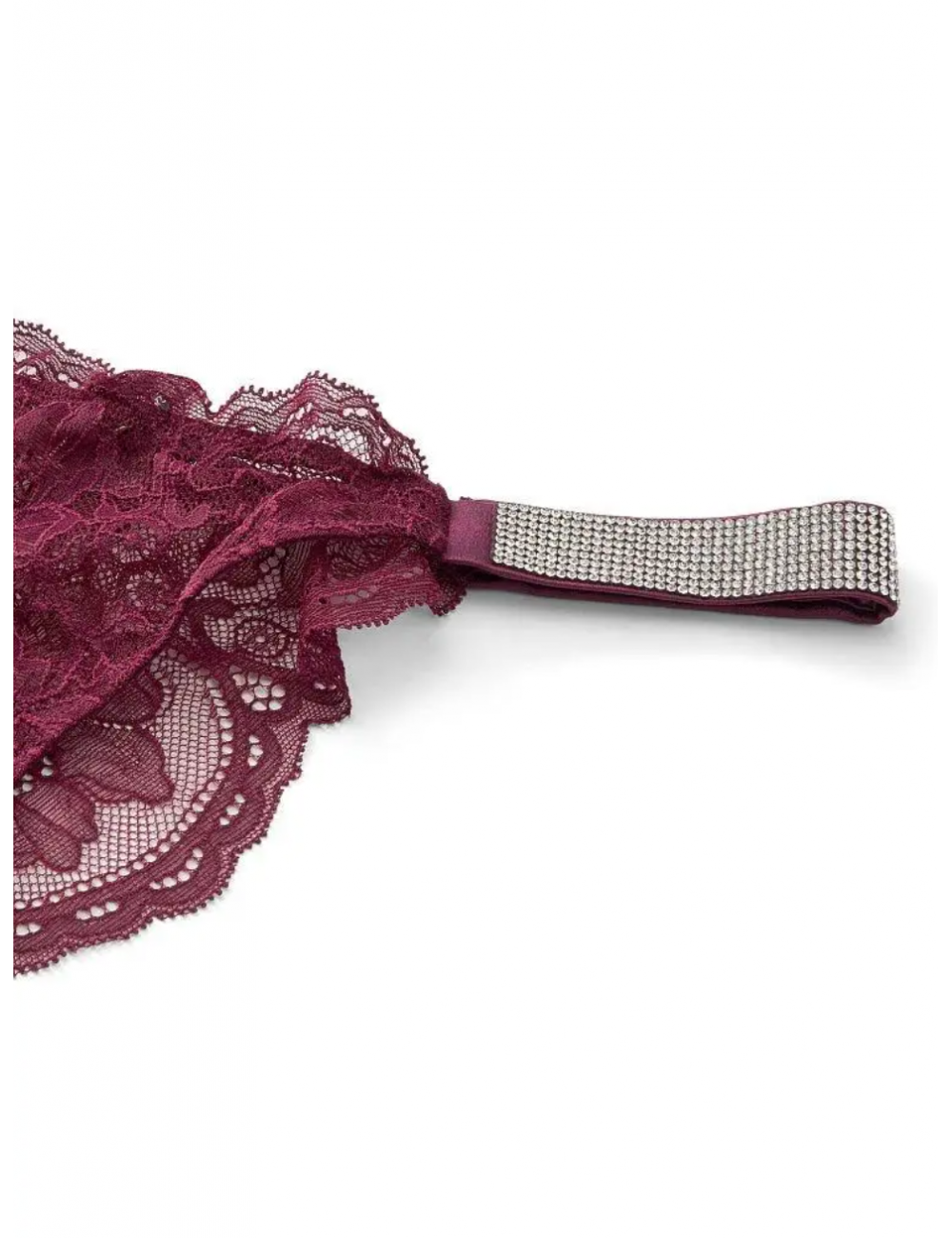 Shine Strap Lace Brazilian Panty