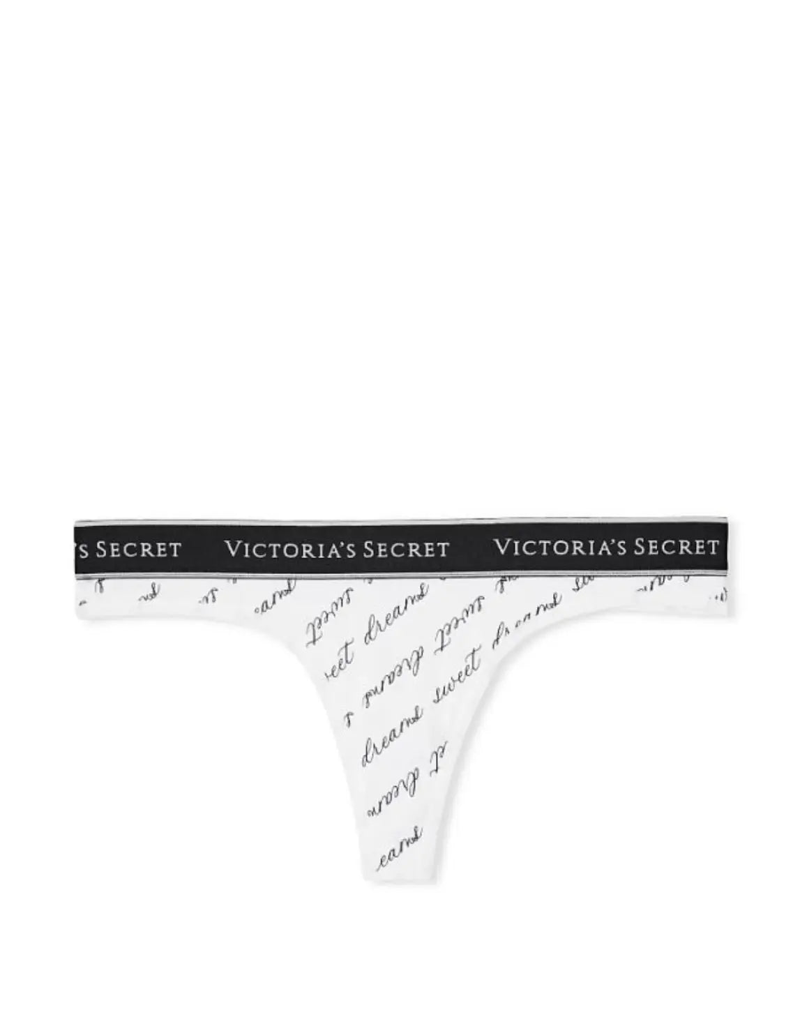 Logo Cotton Thong Panty