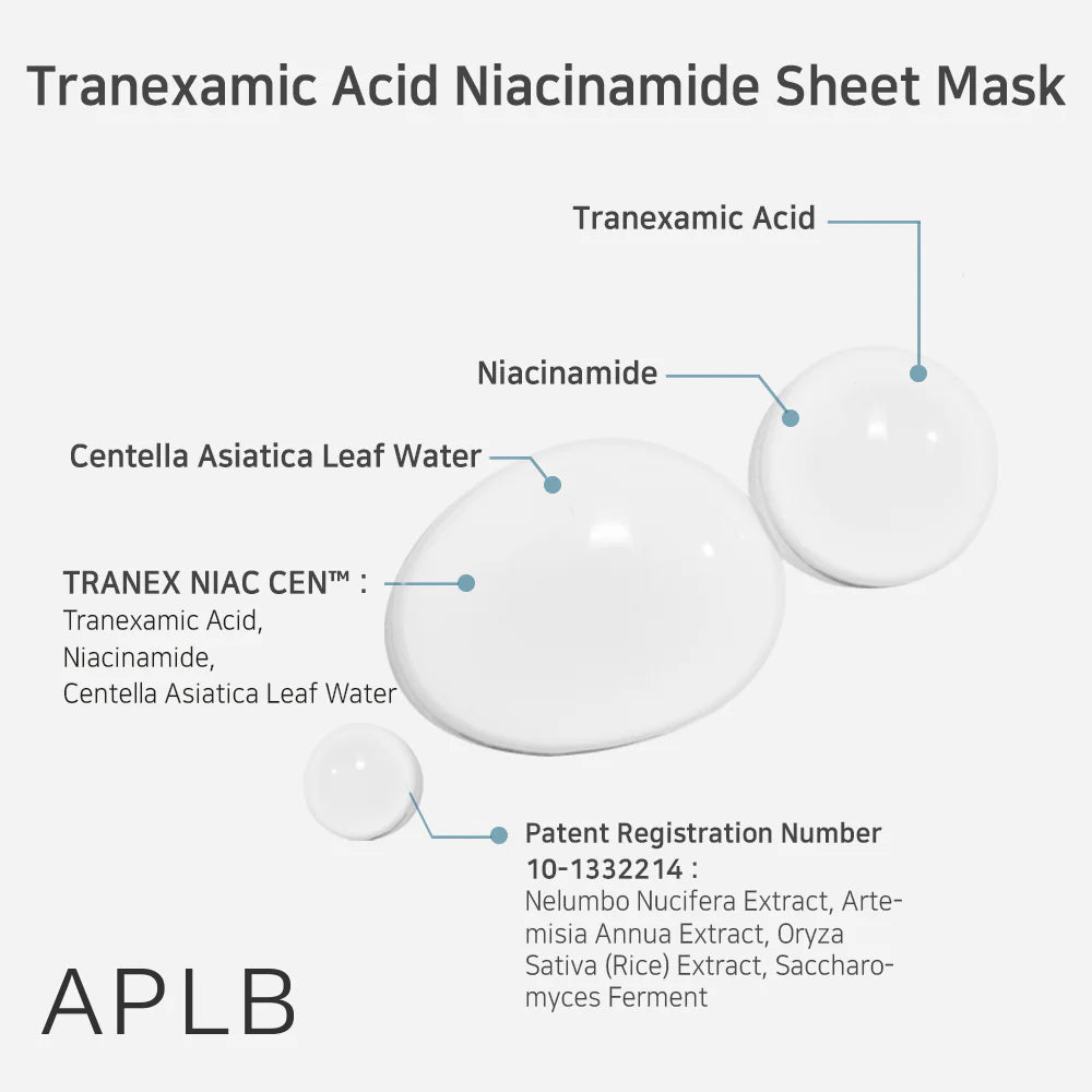 Tranexamic Acid Niacinamide Sheet