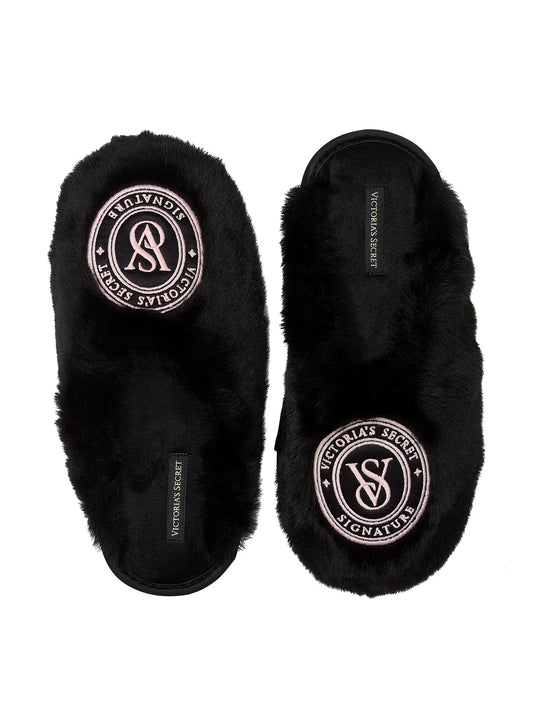 Closed Toe Faux Fur Slipper