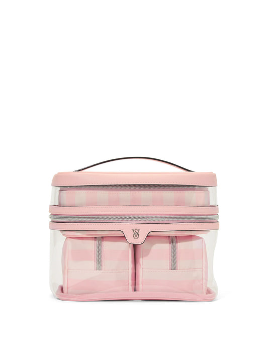 4-Piece Makeup Bag Heritage Stripe