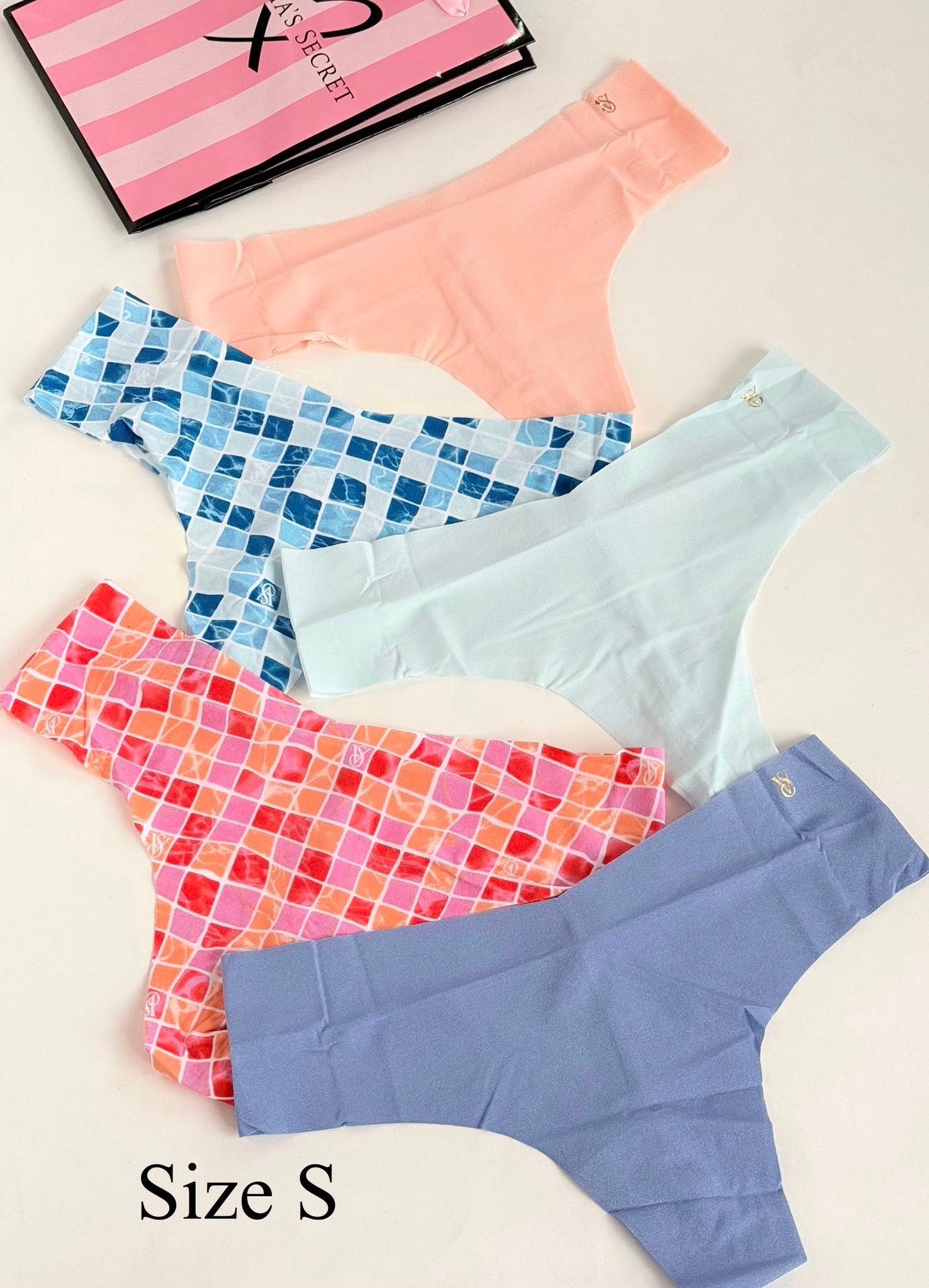 5-Pack No-Show Thong Panties