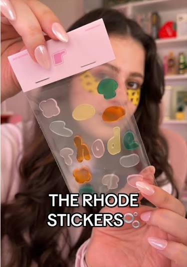 Rhode x Birbers window stickers