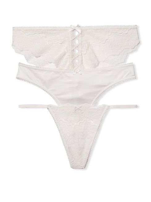 Dream Angels Lace Bridal 3 Panties Set