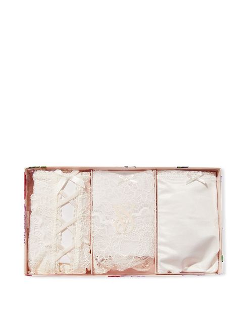 Dream Angels Lace Bridal 3 Panties Set