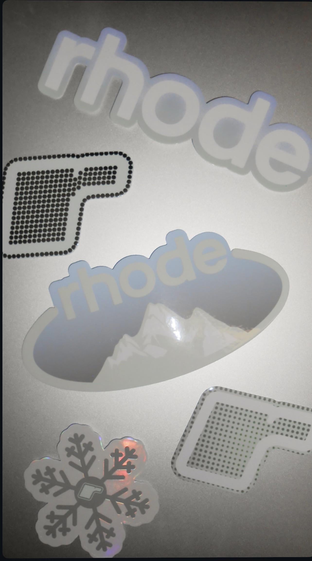 Rhode Winter Pack stickers