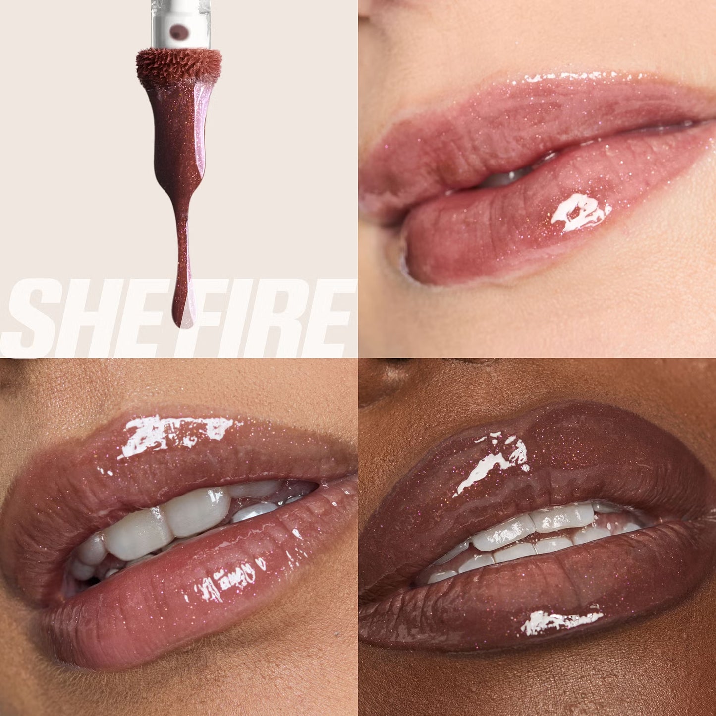 FAUX FILLER Extra Shine Lip Gloss - She Fire