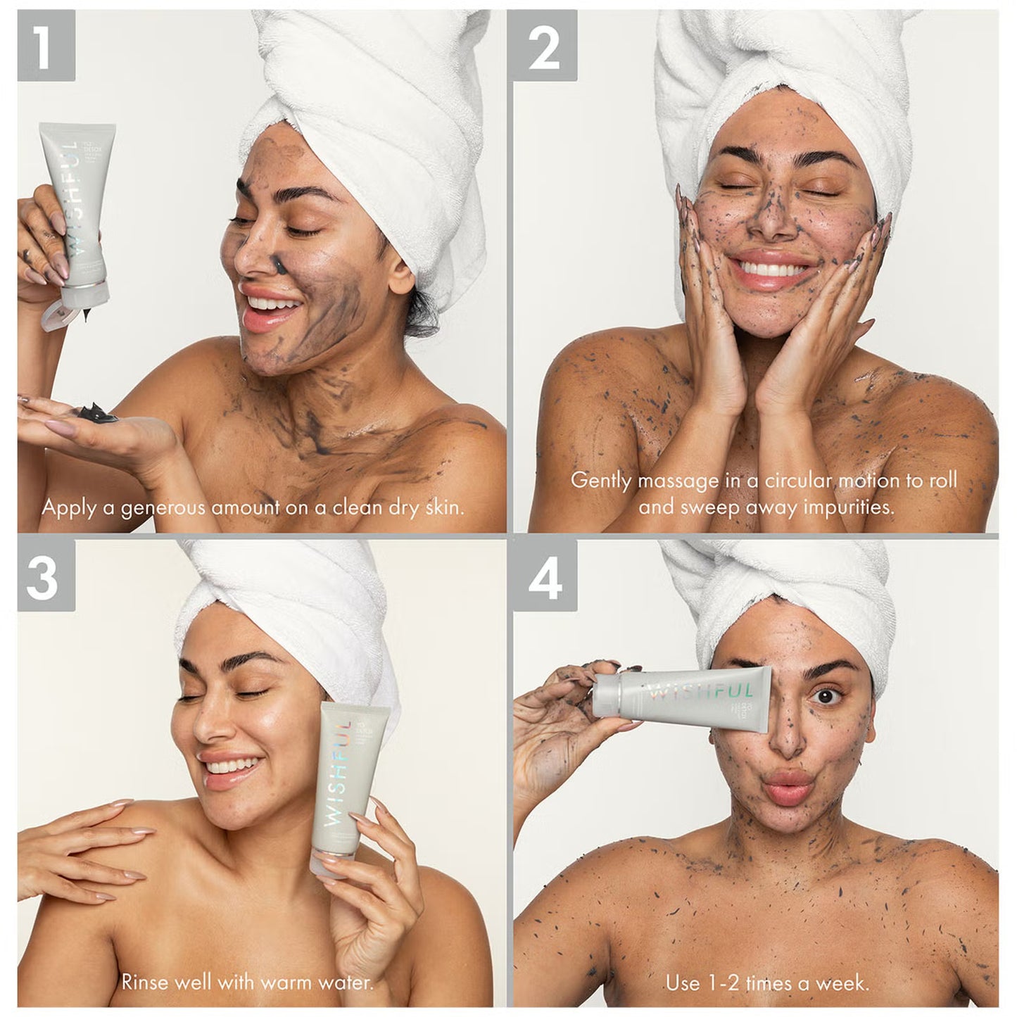 Wishful Yo Detox Face & Body Enzyme Scrub 100ml