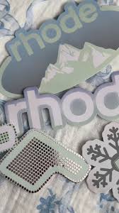 Rhode Winter Pack stickers