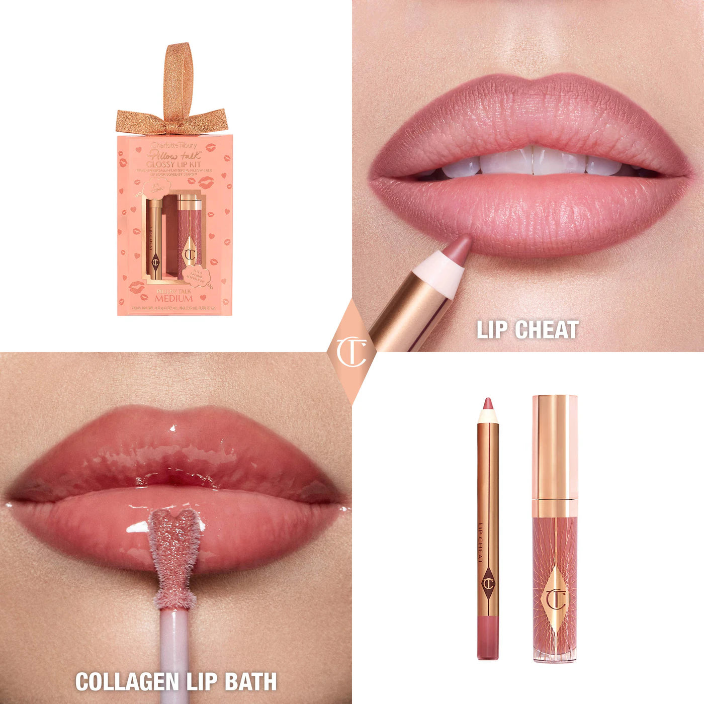 Mini Pillow Talk Glossy Lip Duos