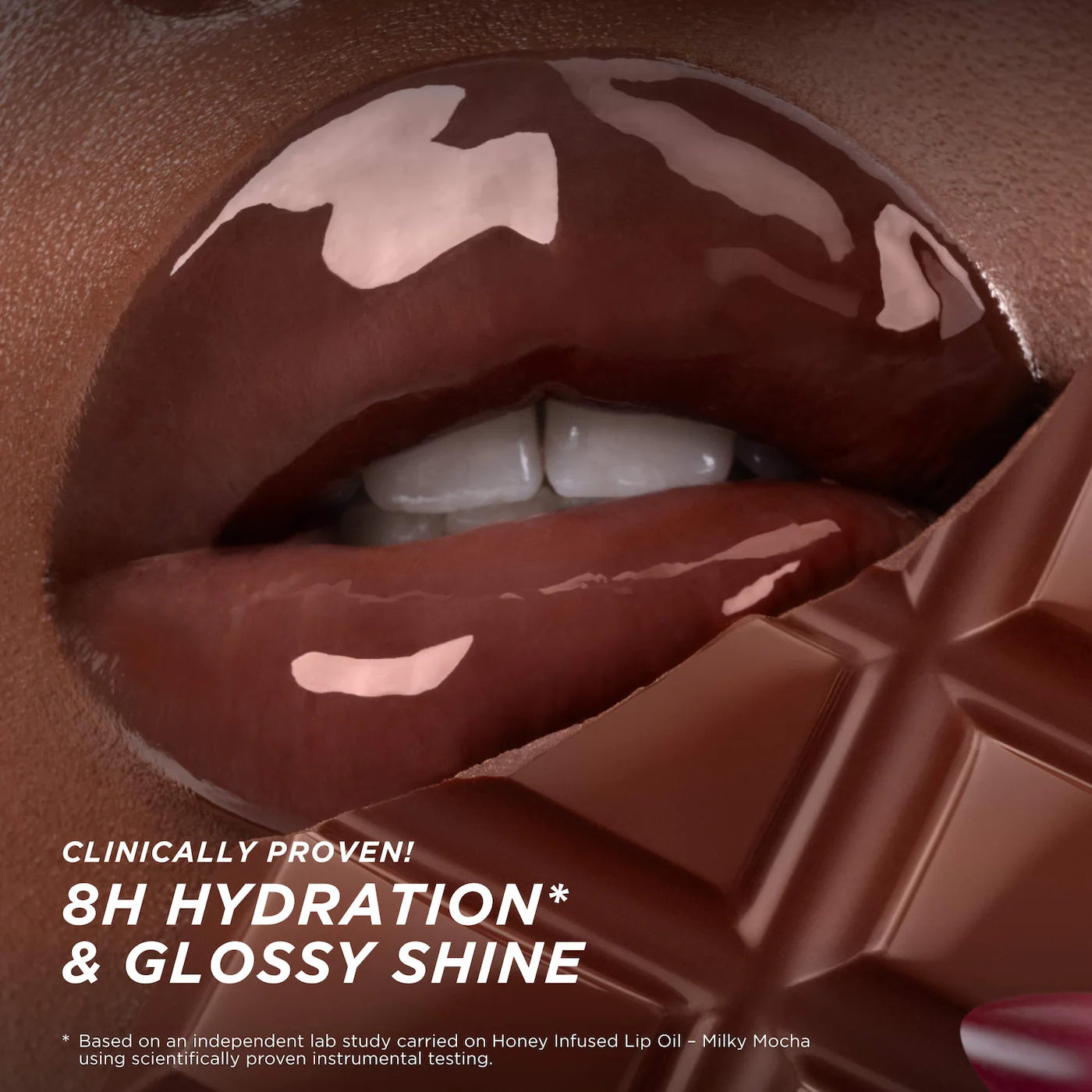 Honey Infused Hydrating Lip Oil Milky Mocha