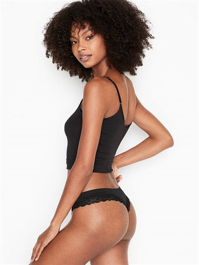Seamless Lace Detailed Thong Panty